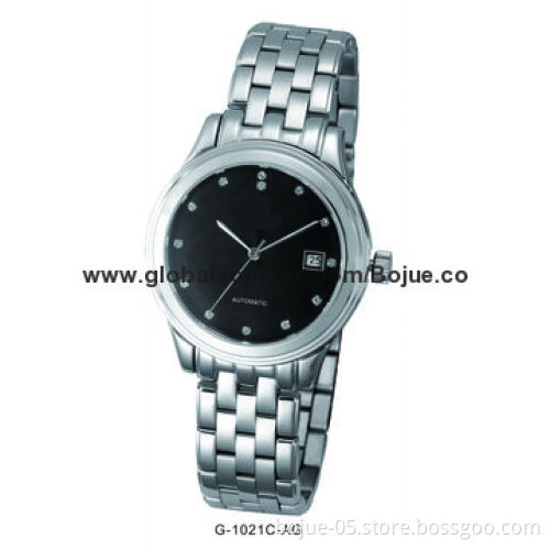 Metal men's watch, six needle movement with good quality